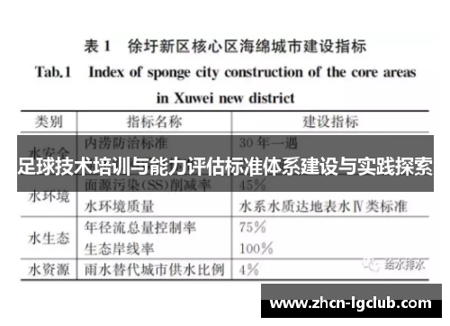 足球技术培训与能力评估标准体系建设与实践探索